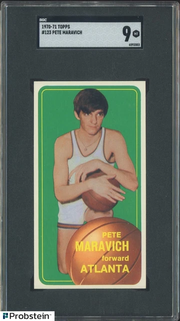 1970-71 Topps Basketball #123 Pete Maravich Atlanta RC Rookie HOF SGC 9 MINT