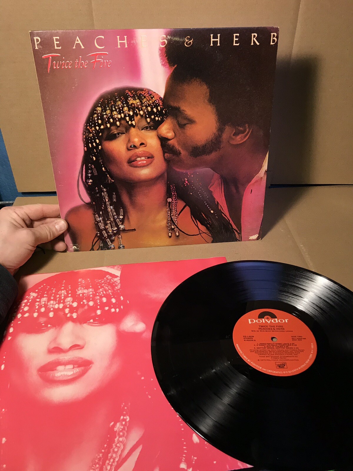 Peaches And Herb Twice The Fire Polydor Vinyl Record eBay