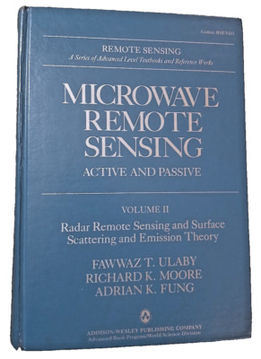 MICROWAVE REMOTE SENSING: ACTIVE AND PASSIVE, VOLUME II: By Fawwaz T. Ulaby VG