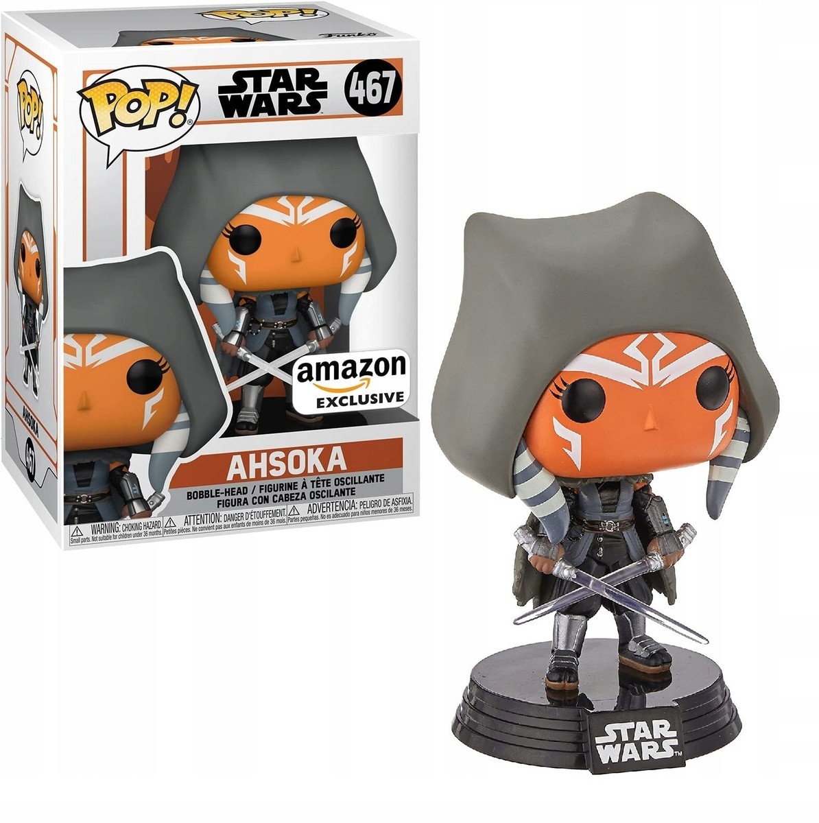 Funko POP! Star Wars Ahsoka Tano Hooded #467 Amazon Exclusive
