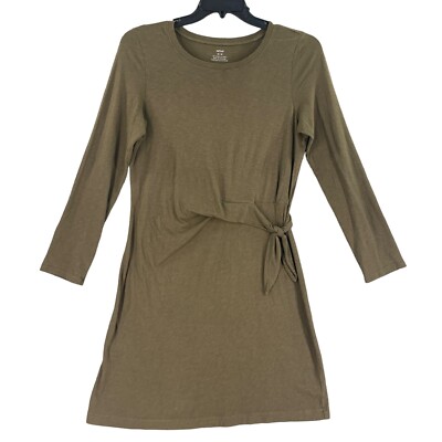 Aerie Womens Dress Sz M 100% Cotton Stretch Olive Mushroom Comfort | eBay Aerie Womens Dress Sz M 100% Cotton Stretch Olive Mushroom Comfort | eBay