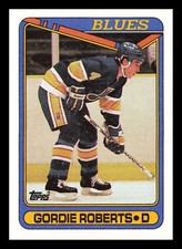 Gordie Roberts #256 1990-91 Topps St. Louis Blues