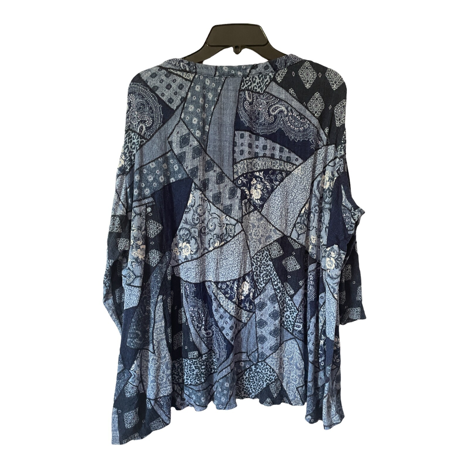 Northern Reflections Womens Blue Patchwork Long S… - image 11