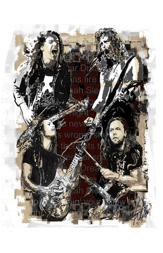 Metallica Heavy Metal Rock Music Print Poster Wall Art 11x17 - Picture 2 of 6