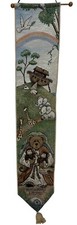 Boyds Bears Mr Noah  Friends Bell Pull Ark Animals Wall Hanging Tapestry 9x41"