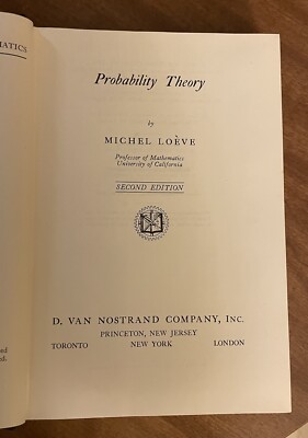Probability Theory 第三版 Michel Loève Probability Theory 第三版 Michel Loève Amazon.com