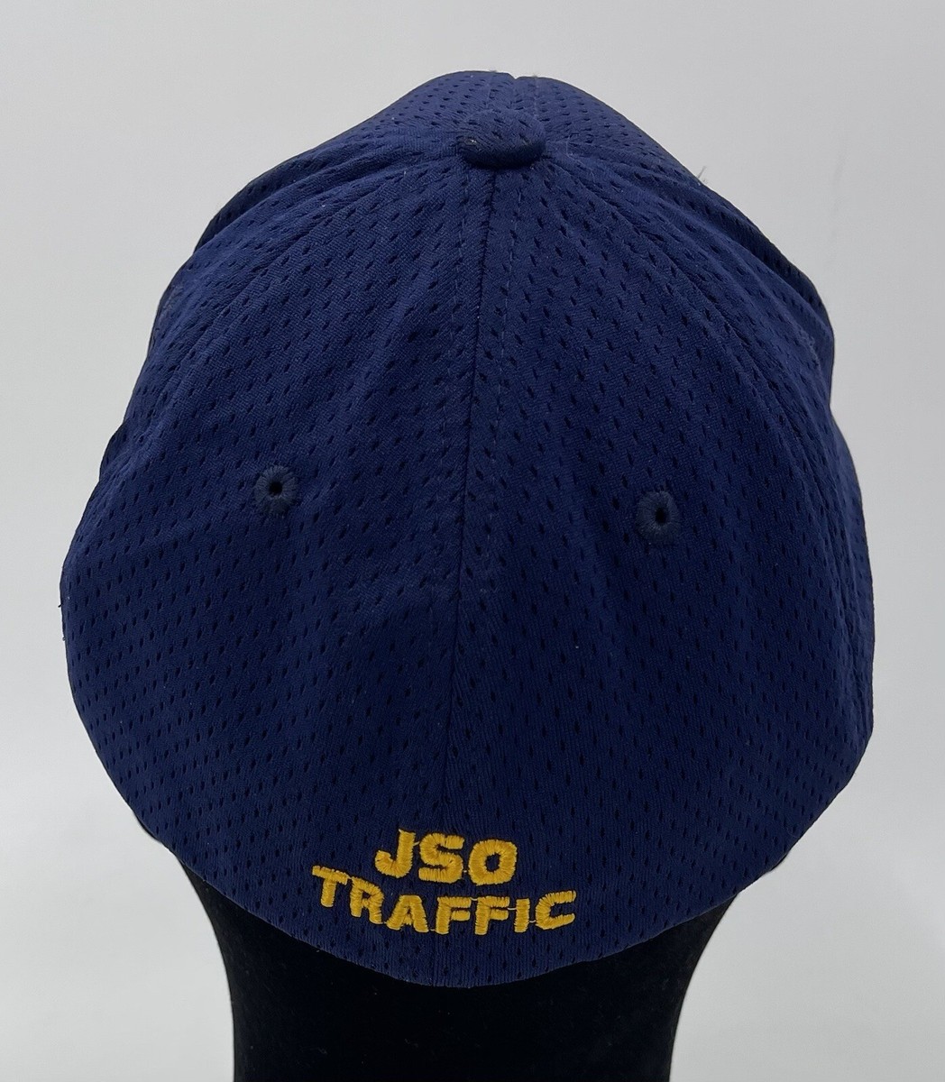 帽子 CFIERCE PRINTED HAT BLUE Zephyr Blue Fitted 7 3/8 Structured Flat Bill Blank Plain