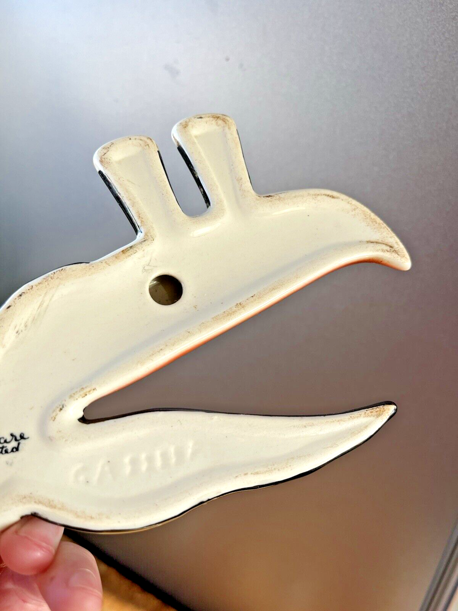 ORIGINAL 30S CARLTON WARE GOODNESS MY GUINNESS FLYING TOUCAN WALL