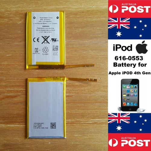 GENUINE APPLE iPOD TOUCH 4th GEN  BATTERY 616-0553 930mAh - LOCAL SELLER