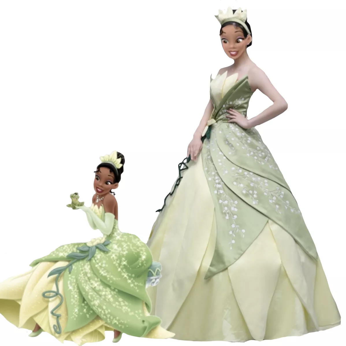 Costume Principessa Ranocchio Tiana abito completo cosplay adulti