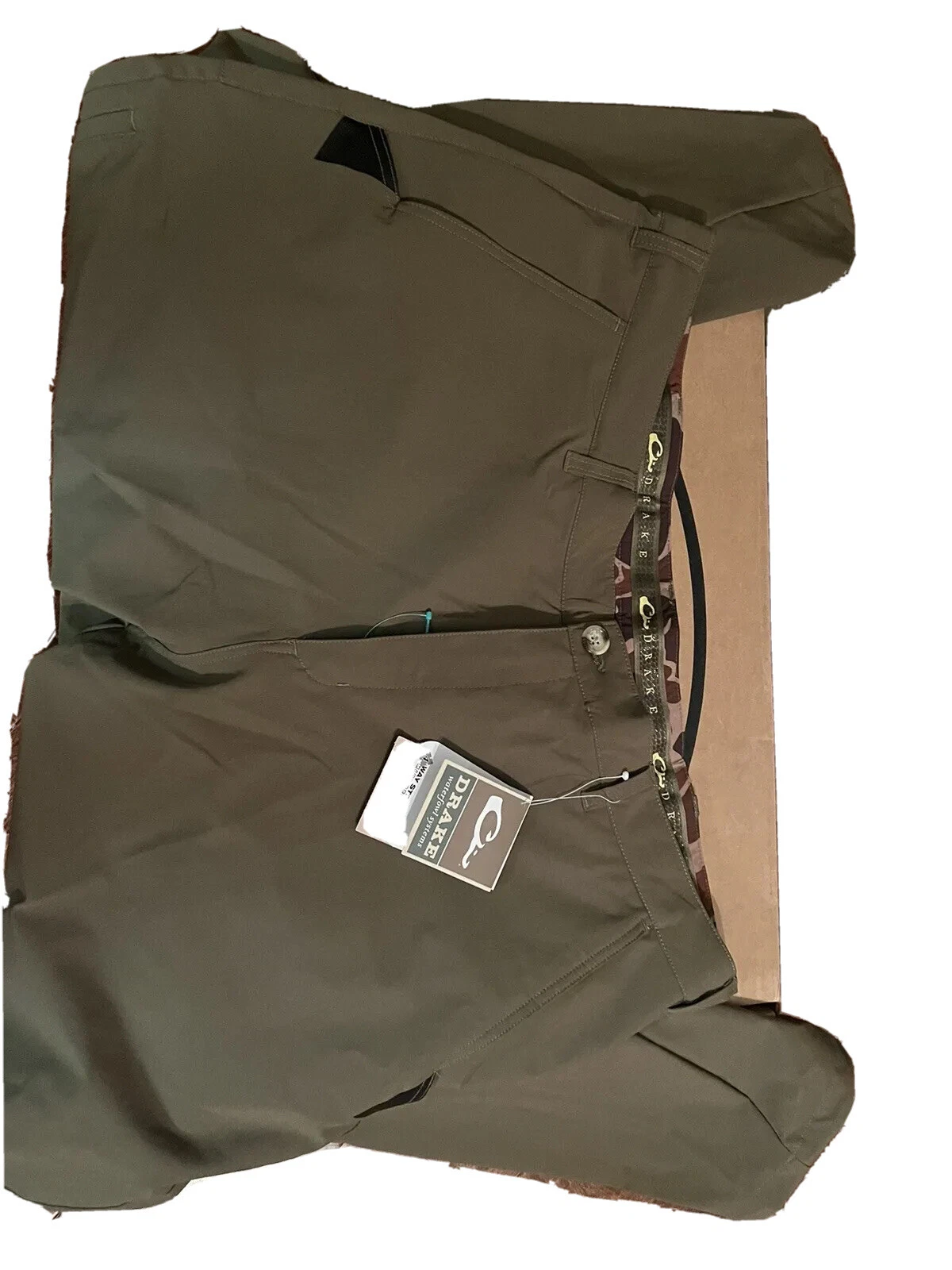 Drake Water Fowl Systems tech pants. NWT 4 way stretch original shipping box.
