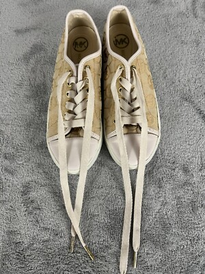 mi-tan0619ページ Michael Kors Shoes Womens Size 6.5 Tan Signature Print Lace