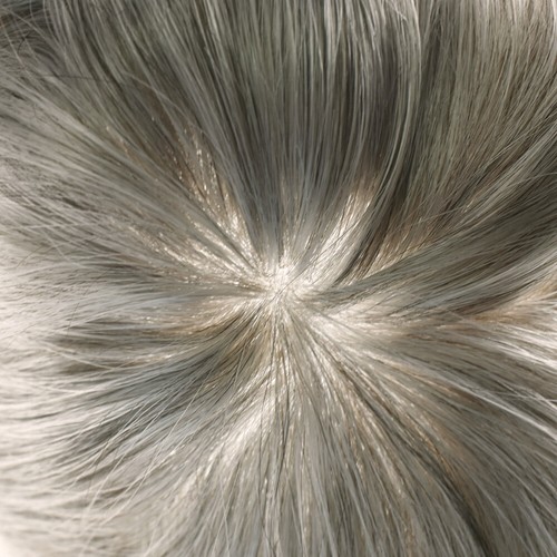 Mens Toupee Human Hair Systems Full Poly Thin Skin Hair Piece Replacement System - Picture 109 of 159