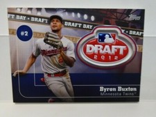 2020 Topps Series 2 Byron Buxton Draft Day Medallion #DDM-BB 02/25 !