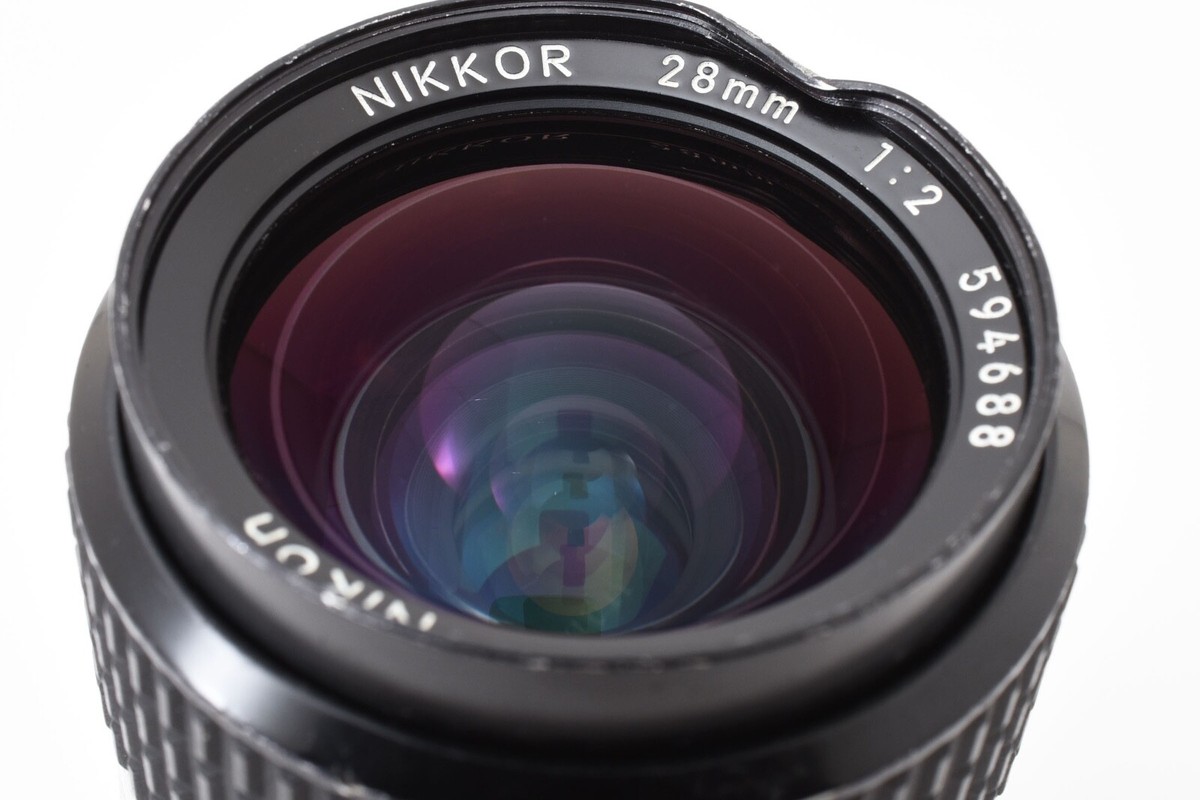 EXC+++++】 Nikon Ai-s Ais Nikkor 28mm f/2 MF Wide Angle Prime Lens