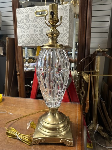 Beautiful Waterford Crystal Lamp 
