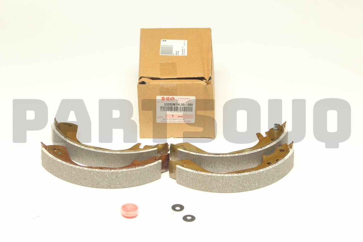 53200M74L00 Genuine Suzuki SHOE SET BRAKE 53200-M74L0-0 | eBay