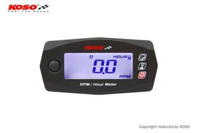 NEU KOSO Betriebszeitmeter Mini Style Betriebszeitmesser Motorrad Roller Quad, B