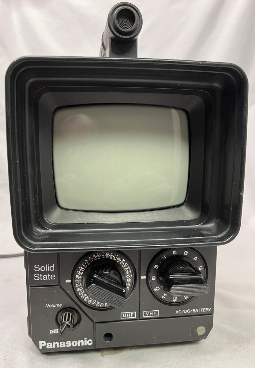 1977 Panasonic Solid State Portable TV Model TR-555 Battery 1977 Panasonic Solid State Portable TV Model TR-555 Battery