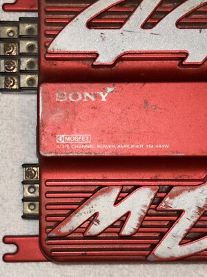 うぉんそる Sony Xplode Amplifier XM-444W-UNTESTED Amp | eBay