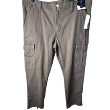 U.S. Polo Assn. Honey Beige-Tan Cargo Pants Size 38x30 Slim Straight New