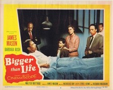 BIGGER THAN LIFE Original Lobby card 6 James Mason Barbara Rush Walter Matthau