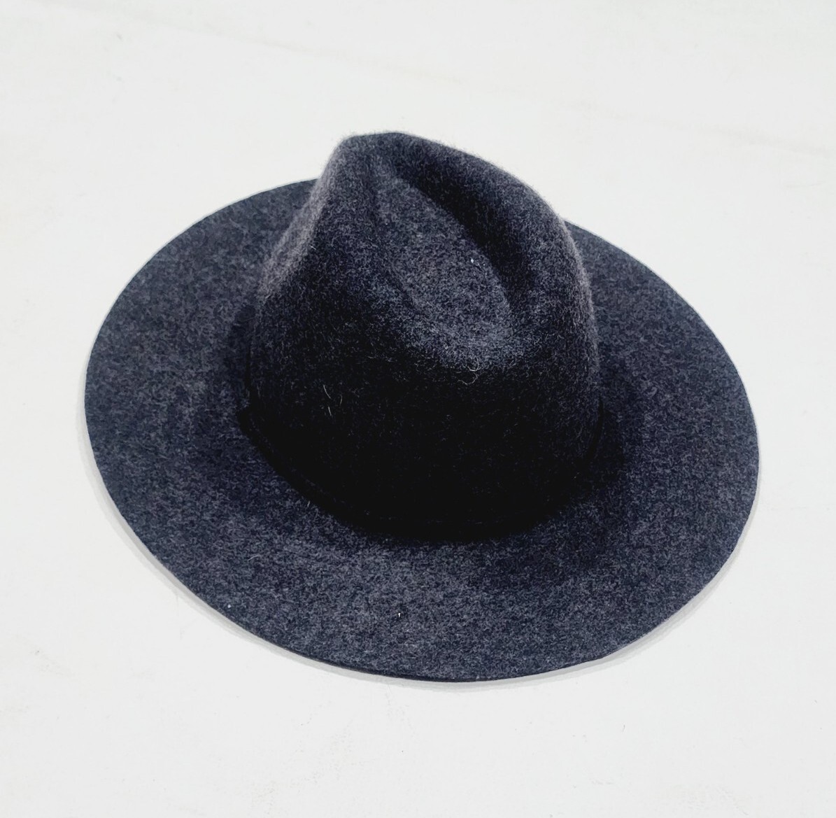 J. Crew NWT* Accessories Wool Fedora Hat Boho Dark Grey Size S/M J.Crew Fedora S/M Wool Blend Hat Gray Grey | Mercari main image 4