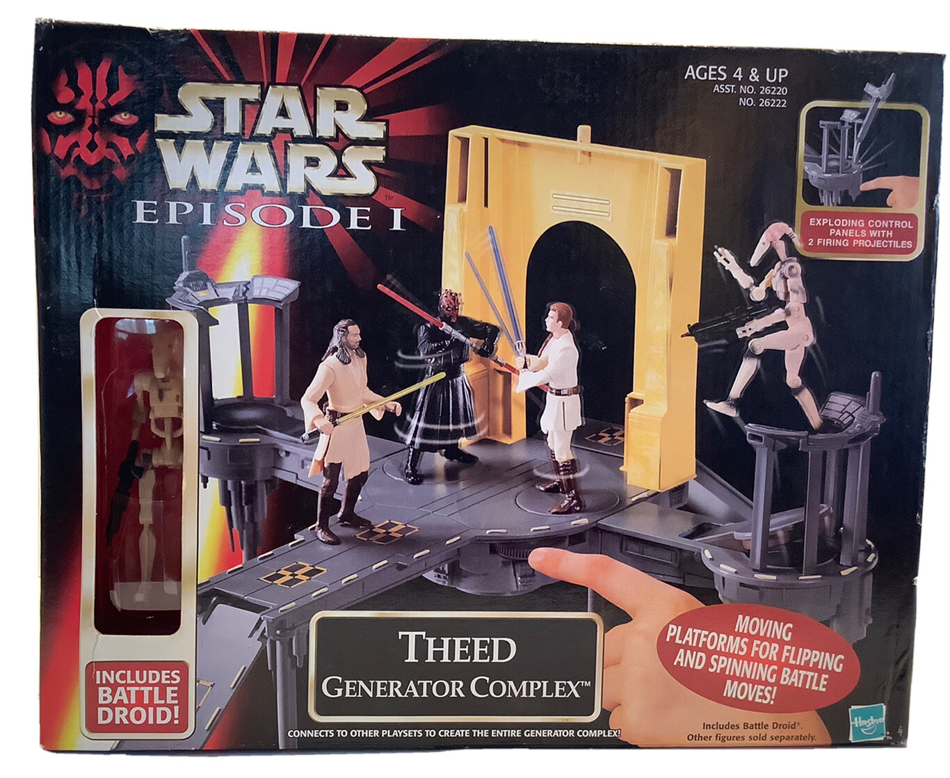Star Wars Season 7 Episode 1 Stream Hasbro+Star+Wars+Episode+1+Motorized+Theed+Hangar+Playset+2+Unique+E1