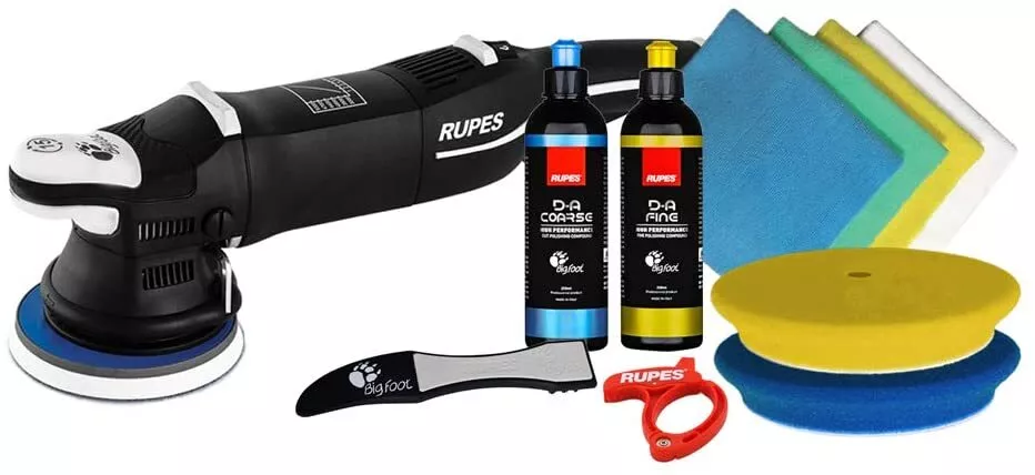 RUPES LHR15 Mark III Buffer Polisher for Car Detailing, Orbital Cleane –