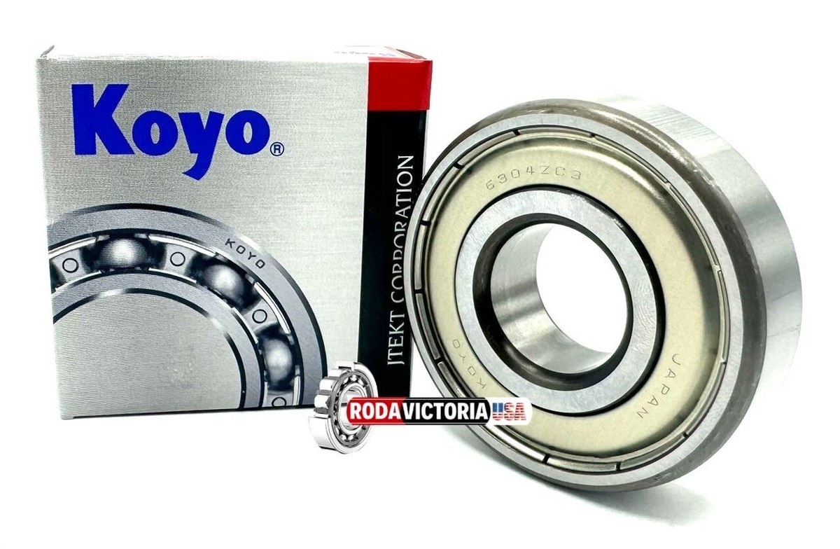 KOYO JAPAN 6304 ZZ C3 DEEP GROOVE BALL BEARING, METAL
