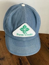 Farm Credit Mid America Ball Blue Cap Hat Snapback Baseball USA