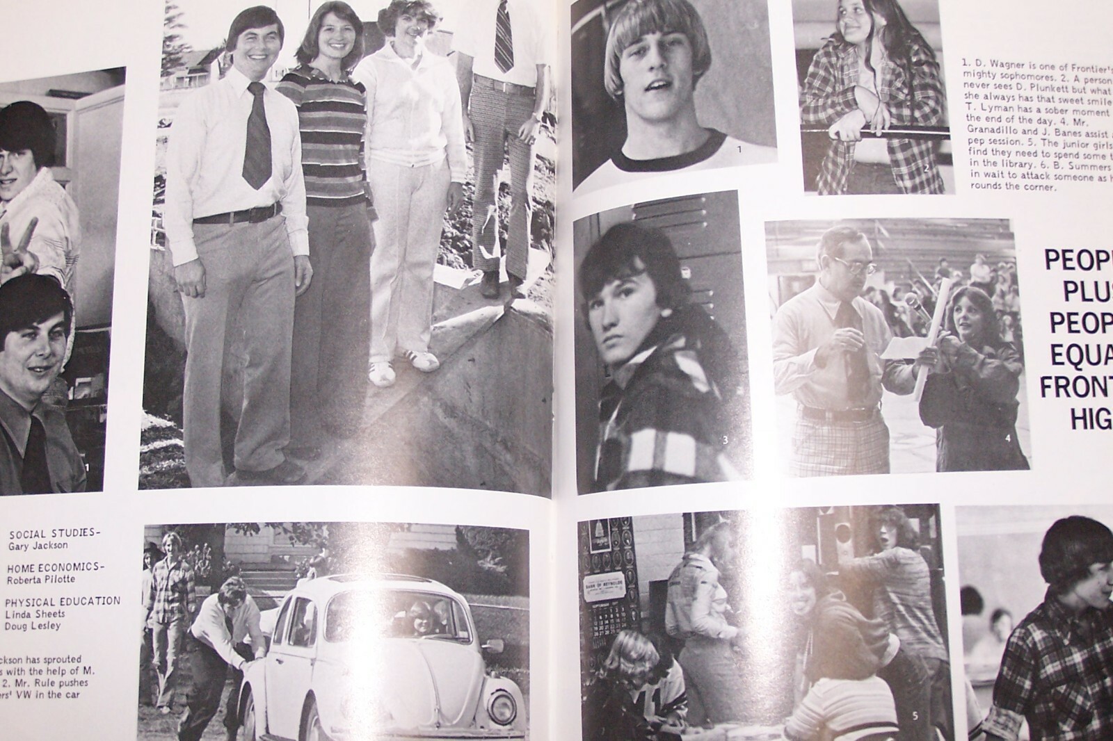 1978 Frontier High School Yearbook Annual Brookston Indiana IN Talon