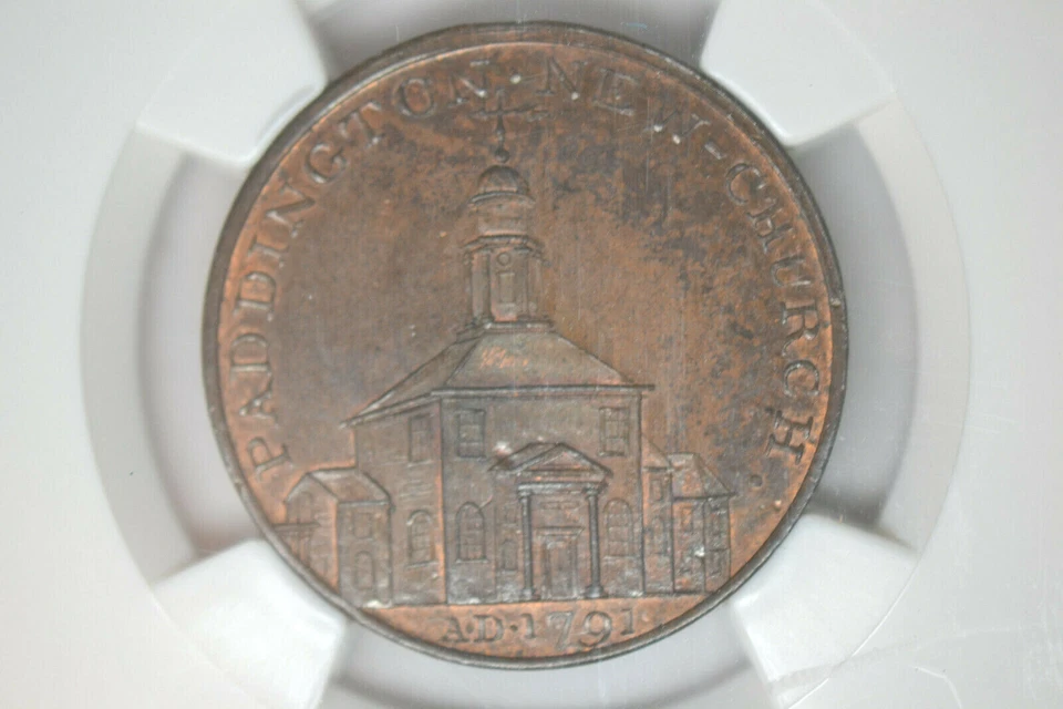 Great Britain: 1797 Halfpenny- D&H 617-  Middlesex-Skidmore's-  NGC MS-64 BN - Image 2 of 4