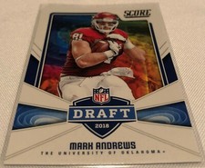 2018 Panini Score Football Mark Andrews Oklahoma Sooners NFL Draft rookie #27