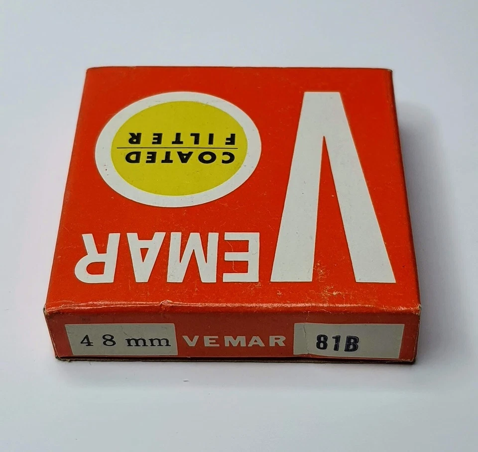 Genuine Vemar 48mm 81B 81-B 81 B Color Conversion Glass Lens Filter Japan 48 mm - Image 4 of 4