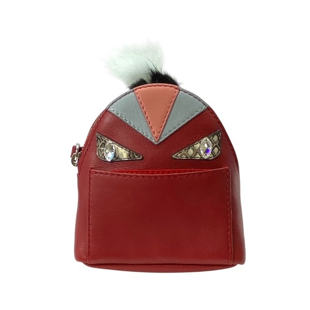 RARE FENDI 7AR457 Monster Bugs Keychain Bag Charm Accessory