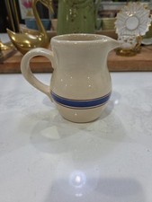 Jarra de cerámica vintage Lillian Vernon crema Taiwán similar a Marshall Texas