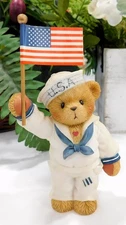 2002 Cherished Teddies "Joel" 107070 Wear Your Country’s Colors With Pride Mint