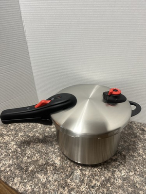 #ad NuWave Stainless Steel Precision Pressure Cooker 6.5 Quart Silver #31201A NEW $58.00