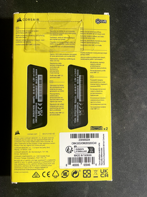 Corsair Vengeance 32GB (2x16GB) DDR5 5200 RAM (CMK32GX5M2A5200C40