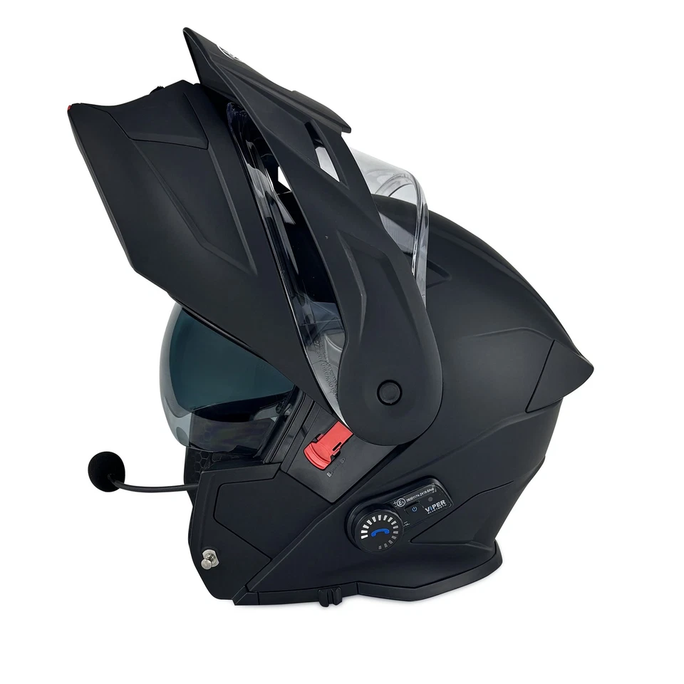 ViPER RSV121 Motorradhelm mit Bluetooth Klapphelm Motorrad Modular Helm XS - 2XL - Bild 2 von 4