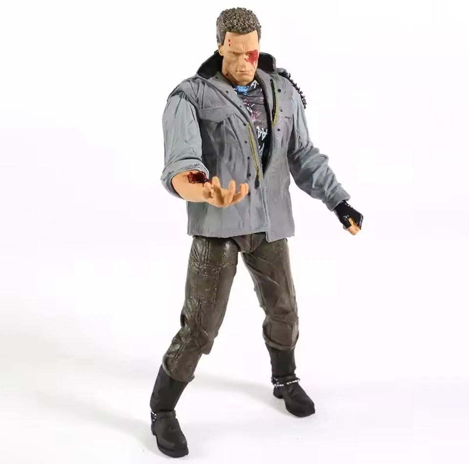 NECA Terminator 2 Judgment Day T-800 Arnold Schwarzenegger Action Figures - Image 3 of 4