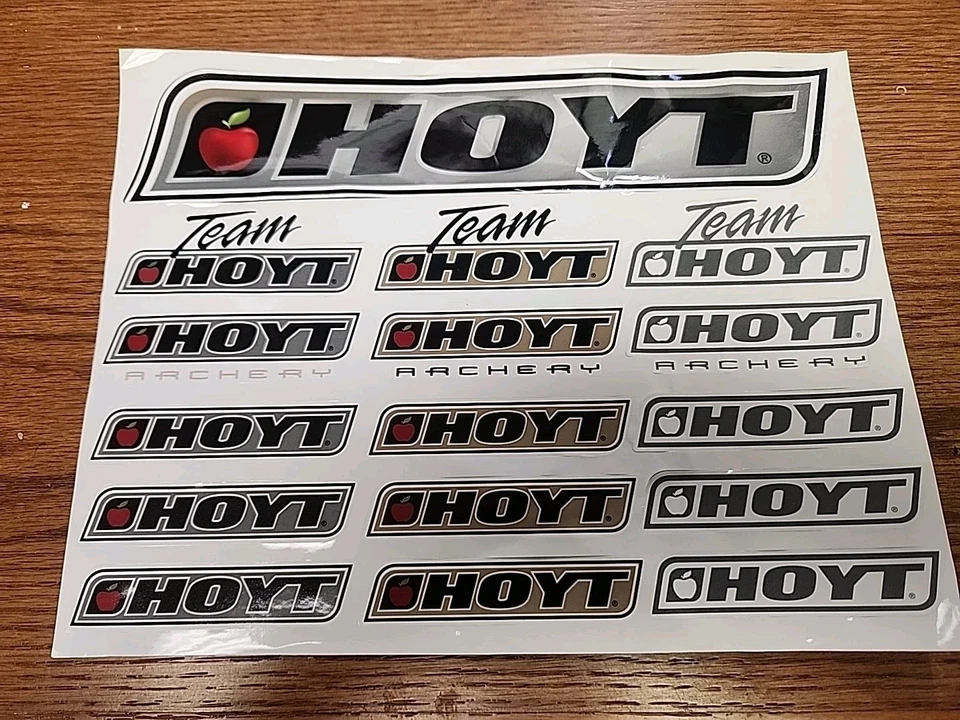 Hoyt Archery Stickers Decals 1 Large 15 Small Team Hoyt - Image 2 of 2