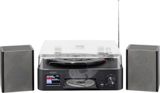 Giradischi Con Altoparlante E Wifi, Impianto Hifi Retrò Con DAB+, Radio Internet