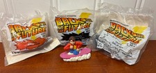 McDonald's Happy Meal Back to the Future Toy 1991 Complete Set of 4 3 New 1 Open