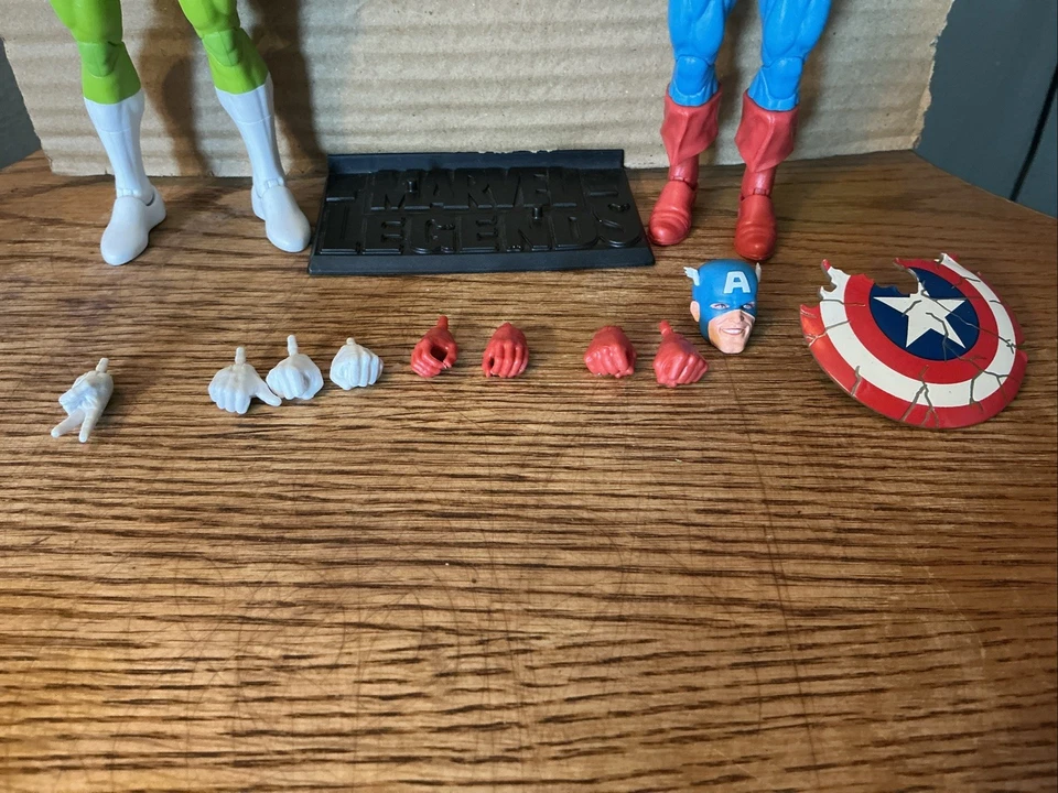 Marvel Legends Capitán América y FF She Hulk Foto 2 de 4