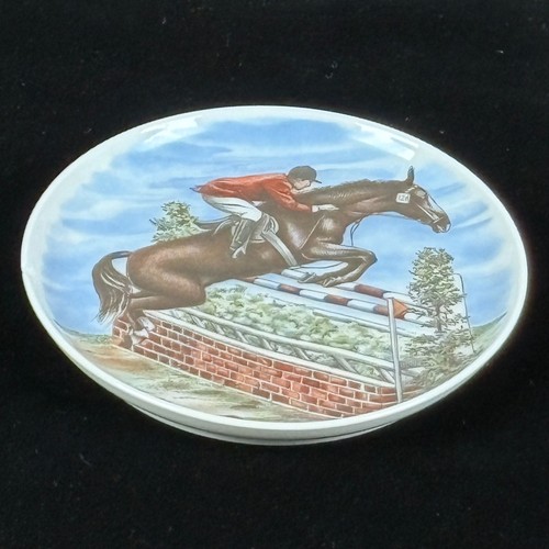 Vtg Kaiser W Germany Horse Jockey Equestrian Coaster Plates Small Set Of 4 - Picture 8 of 8