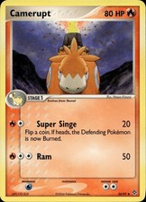 CAMERUPT 24/97 UNCOMMON DRAGON POKEMON MP