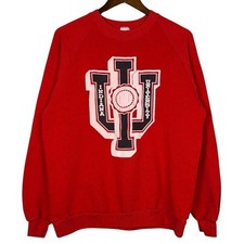 Vintage 90s Indiana University crewneck sweatshirt size XL Indiana Hoosiers