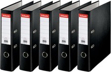 Essentials A4 Lever Arch File 75 mm Spine 500 Sheets Capacity PP Plastic Cover